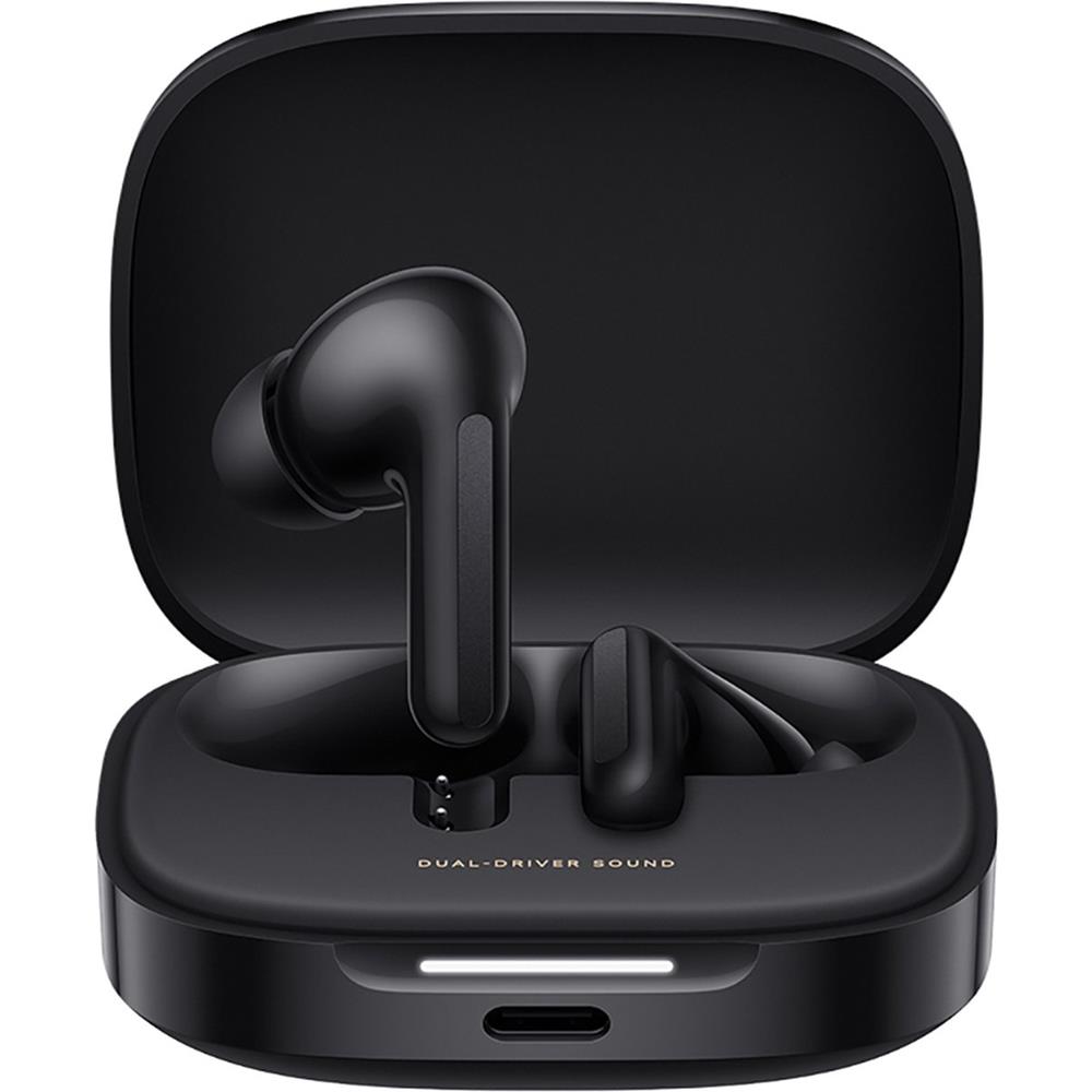 Xiaomi Redmi Buds 6, Night Black: Comfortable Fit, Deep Bass & Long Battery Life